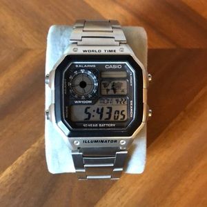 Retro Casio World Time Watch